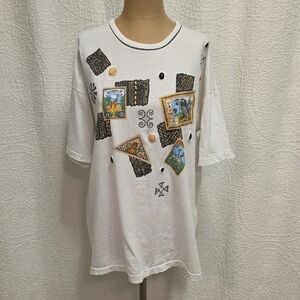 Graphic White Short Sleeve Tee